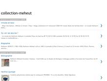 Tablet Screenshot of collection-meheut.blogspot.com