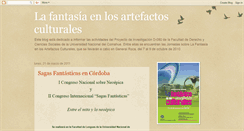 Desktop Screenshot of fantasiayartefactos.blogspot.com