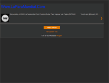 Tablet Screenshot of laparamundial.blogspot.com