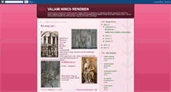 Desktop Screenshot of hiaklo-valaminincsrendben.blogspot.com