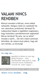 Mobile Screenshot of hiaklo-valaminincsrendben.blogspot.com
