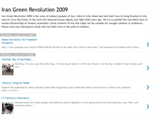 Tablet Screenshot of irangreenrevolution2009.blogspot.com