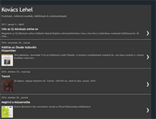 Tablet Screenshot of kovacslehel.blogspot.com