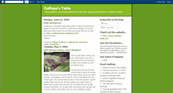 Desktop Screenshot of calliopes-table.blogspot.com