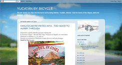 Desktop Screenshot of bicycleyucatan.blogspot.com