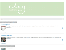 Tablet Screenshot of clayaustralia.blogspot.com
