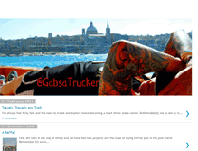 Tablet Screenshot of gabsatrucker.blogspot.com