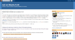Desktop Screenshot of ns2onubuntu.blogspot.com