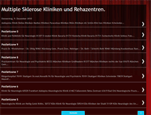 Tablet Screenshot of meinmultiplesklerose.blogspot.com