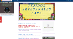 Desktop Screenshot of cecilia-tejidoslara.blogspot.com