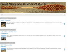 Tablet Screenshot of paddlemaking.blogspot.com
