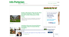 Desktop Screenshot of informasi-pertanian.blogspot.com