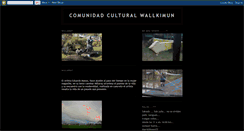 Desktop Screenshot of comunidadculturalwallkimun.blogspot.com