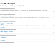 Tablet Screenshot of ecclesiamilitans.blogspot.com