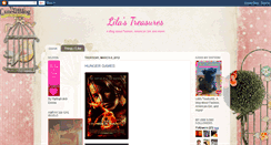 Desktop Screenshot of lilastreasures.blogspot.com