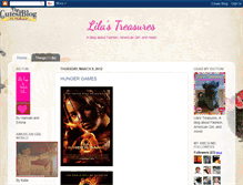 Tablet Screenshot of lilastreasures.blogspot.com