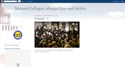 Desktop Screenshot of collagenelife.blogspot.com