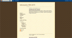 Desktop Screenshot of aplicaciones-iesacci.blogspot.com