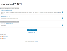 Tablet Screenshot of aplicaciones-iesacci.blogspot.com