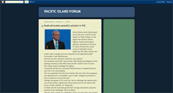 Desktop Screenshot of pacificislandforum.blogspot.com