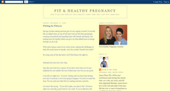 Desktop Screenshot of fithealthypregnancy.blogspot.com