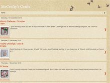 Tablet Screenshot of mccraftys-cards.blogspot.com