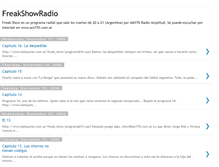 Tablet Screenshot of freakshowradio.blogspot.com