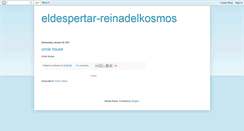 Desktop Screenshot of eldespertar-reinadelkosmos.blogspot.com