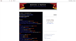 Desktop Screenshot of movies-2watch.blogspot.com