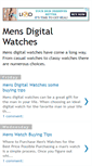 Mobile Screenshot of mensdigitalwatches.blogspot.com