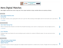 Tablet Screenshot of mensdigitalwatches.blogspot.com