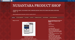 Desktop Screenshot of nusantaraproductshop.blogspot.com