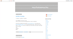 Desktop Screenshot of muchtoomuchnotenough.blogspot.com