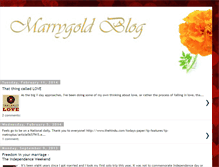 Tablet Screenshot of marrygoldblog.blogspot.com