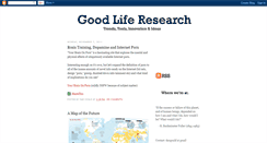 Desktop Screenshot of goodliferesearch.blogspot.com