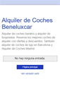 Mobile Screenshot of beneluxcar-alquilerdecoches.blogspot.com