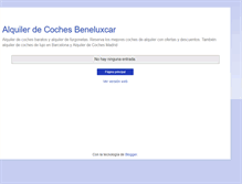 Tablet Screenshot of beneluxcar-alquilerdecoches.blogspot.com
