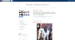 Desktop Screenshot of mainepoodlerescue.blogspot.com