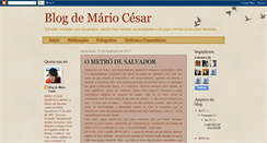 Desktop Screenshot of mariocesardantas.blogspot.com