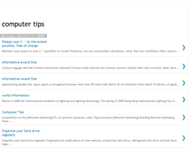 Tablet Screenshot of computer-windows-tips.blogspot.com
