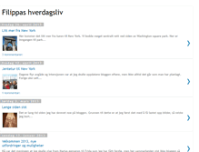 Tablet Screenshot of filippashverdagsliv.blogspot.com