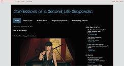 Desktop Screenshot of confessionsofaslshopaholic.blogspot.com