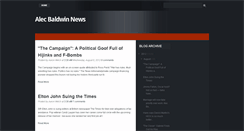 Desktop Screenshot of alecbaldwinnews.blogspot.com