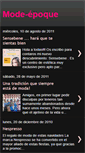 Mobile Screenshot of mode-epoque.blogspot.com