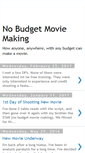 Mobile Screenshot of nobudgetmoviemaking.blogspot.com