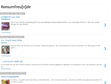 Tablet Screenshot of konsumfreunde.blogspot.com