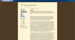 Desktop Screenshot of jeffginter.blogspot.com