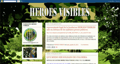Desktop Screenshot of heroesvisibles.blogspot.com