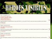 Tablet Screenshot of heroesvisibles.blogspot.com