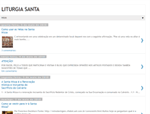 Tablet Screenshot of liturgiasanta.blogspot.com